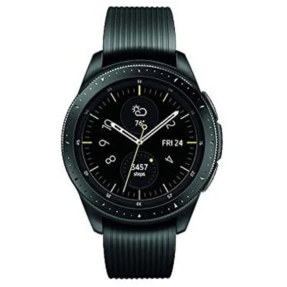 Samsung Galaxy Watch (42mm, GPS, Bluetooth, Unlocked LTE) – Midnight Black